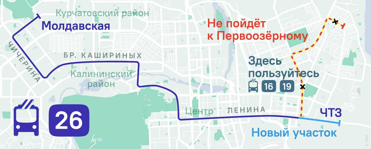 Chelyabinsk transit reform communication