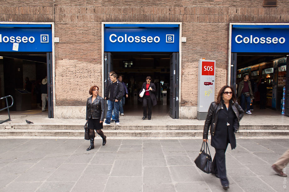 Colosseo station in Rome