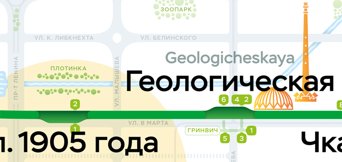 Ekaterinburg Metro map
