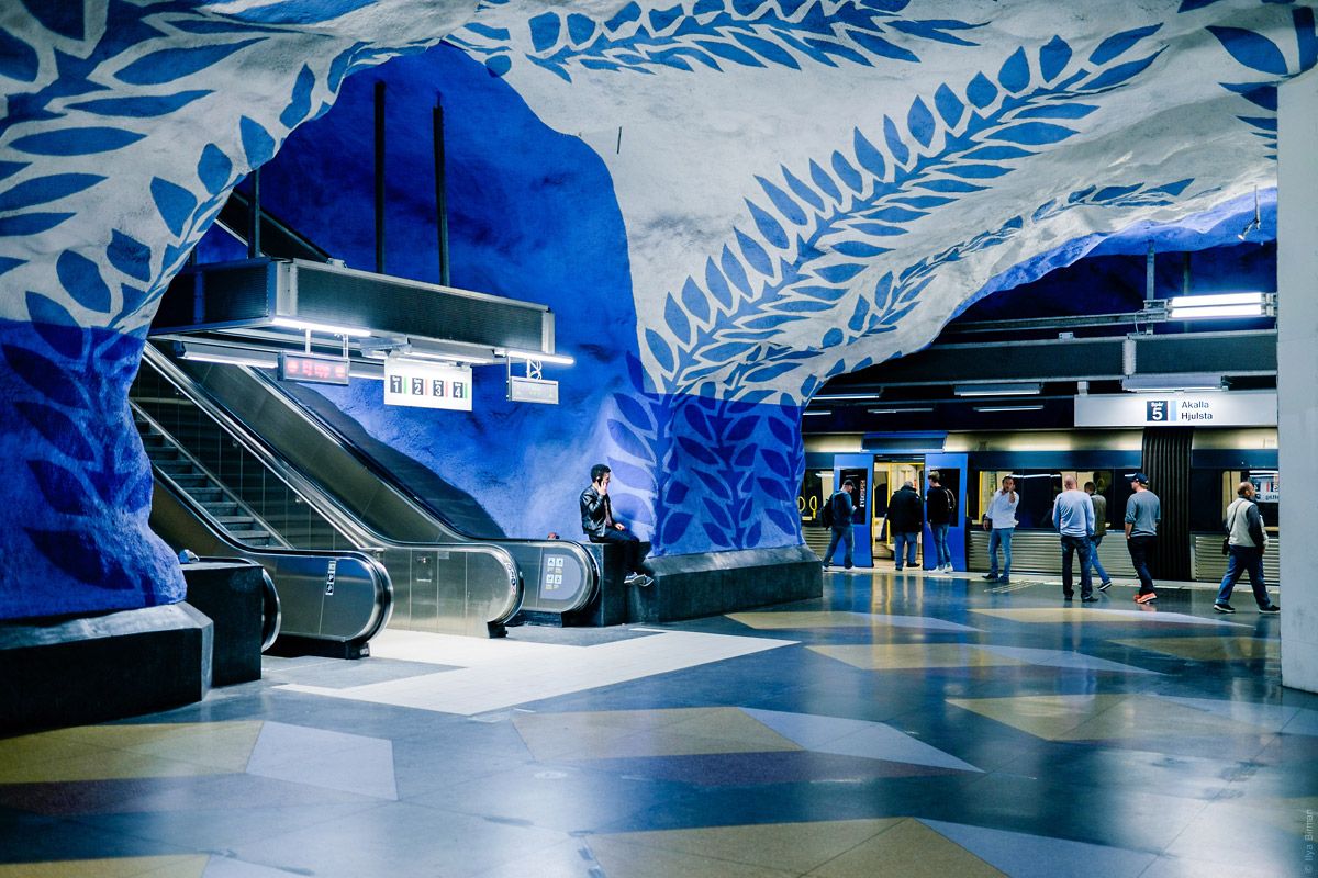 T-Centralen and Stadion Stockholm metro stations