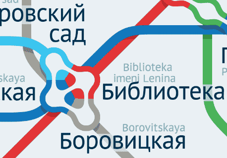 Moscow Metro map