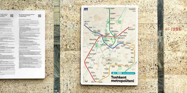 Tashkent Metro map