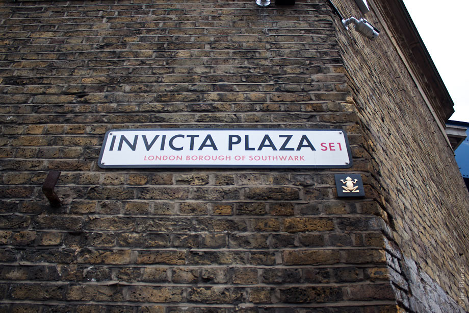 A street sign in the borought of Southwark