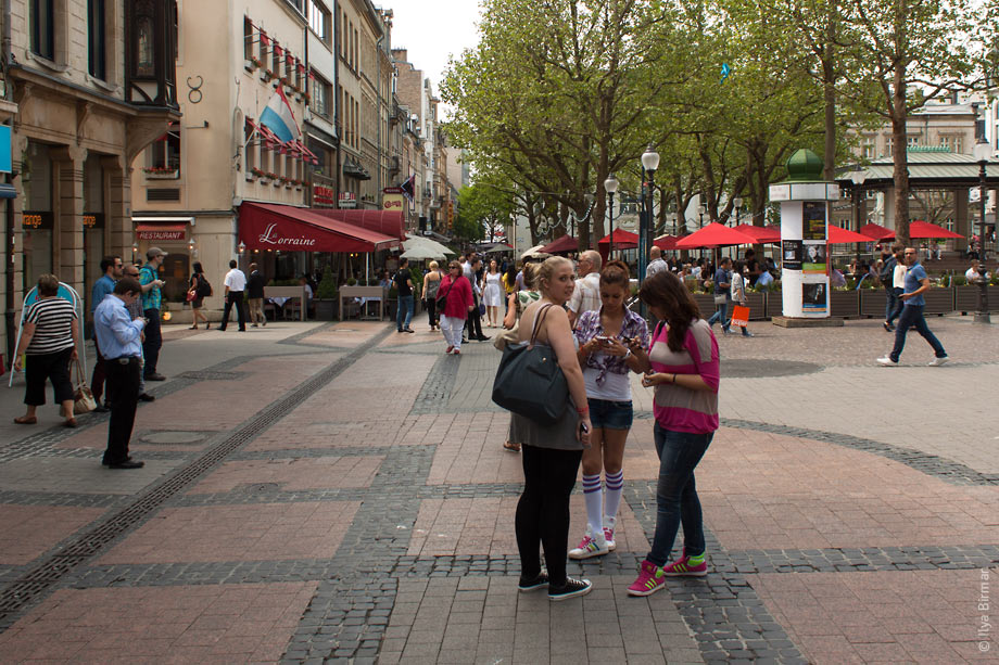 A square in Luxembourg