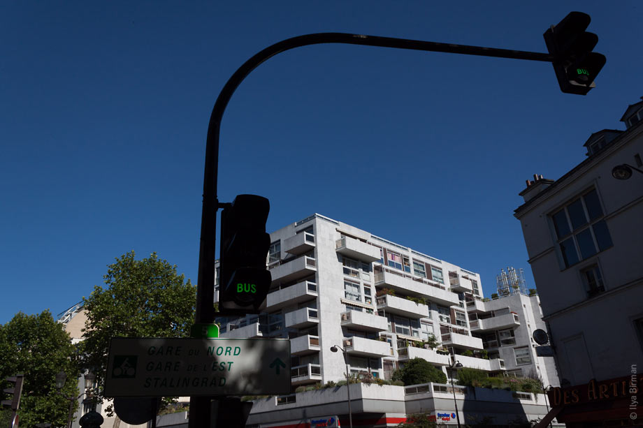 Dedicated bus traffic lights in Paris