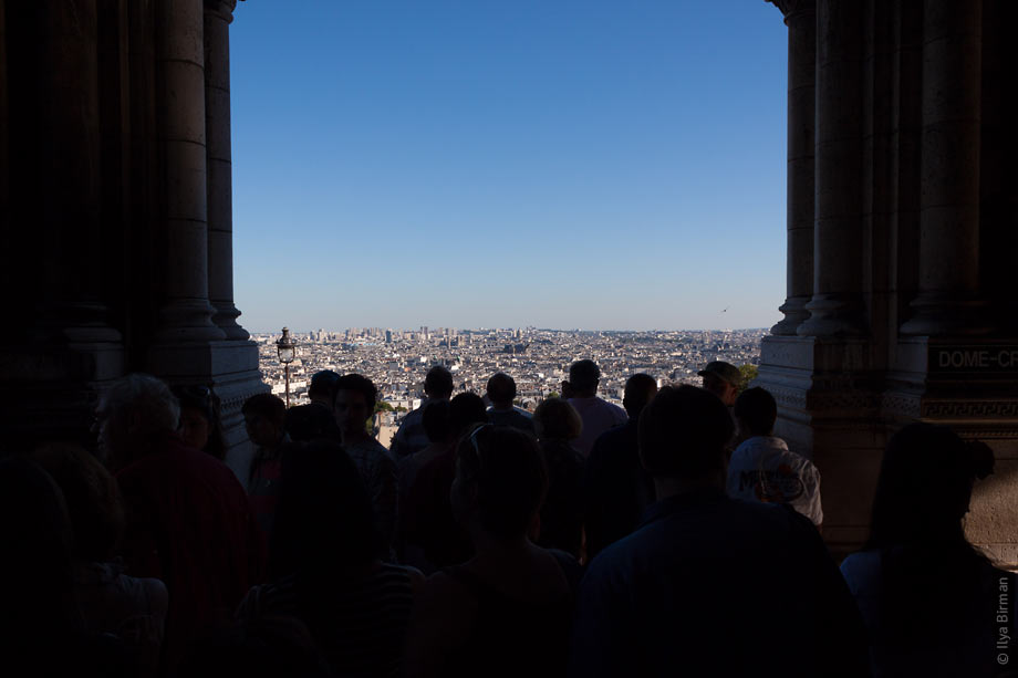 The view of Paris from the Sacré-Cœur basilica