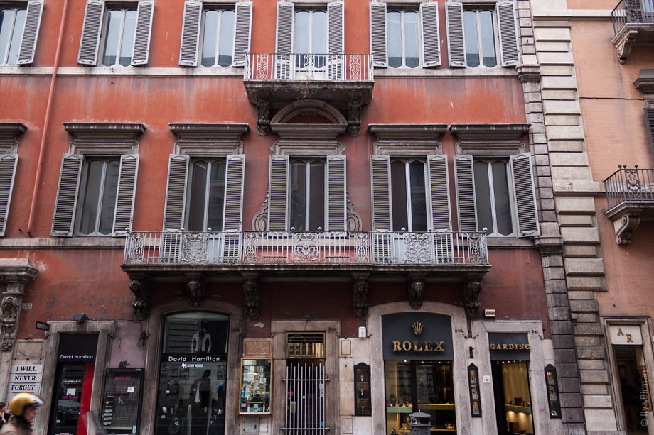 Balconies in Rome