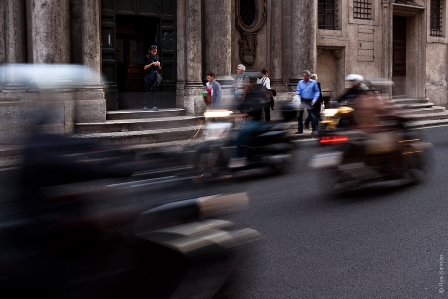 This pavement close to Quattro Fontane