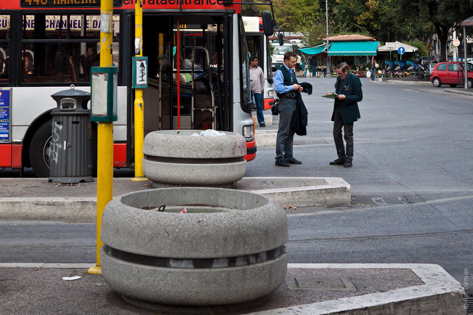 Public transport drivers wear a uniform